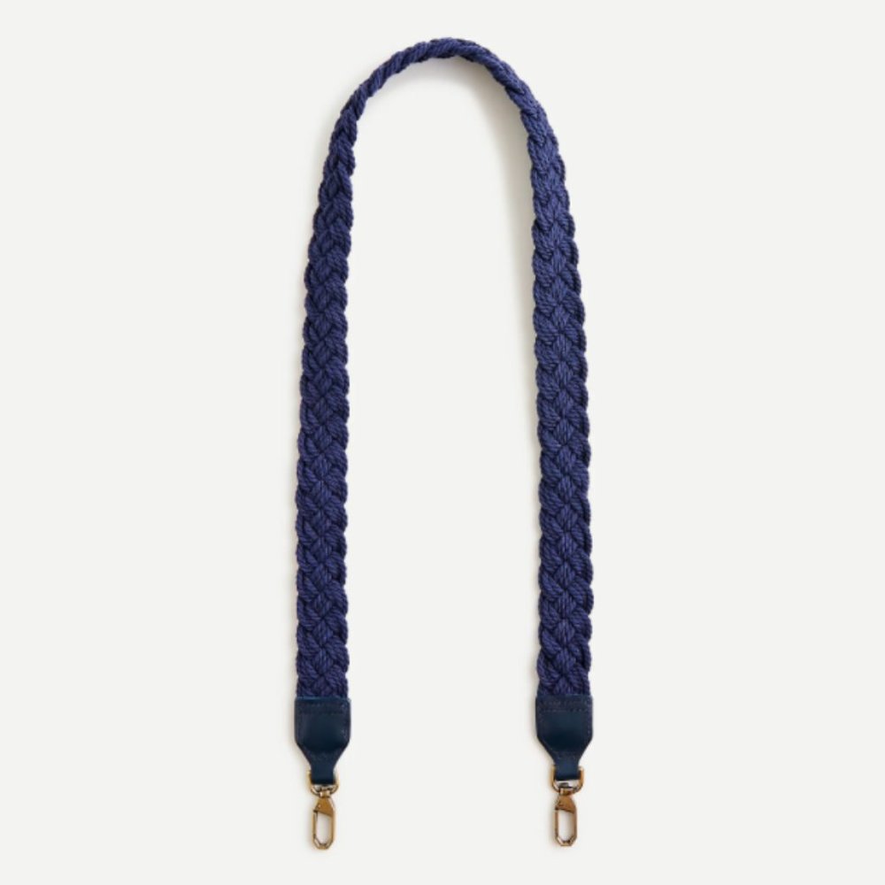 NWT‎ J. Crew Nautical Braided-Rope Bag Strap